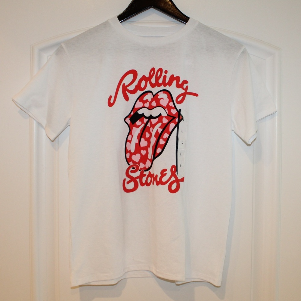 Rolling Stones T-shirt (girls L) (NWT)